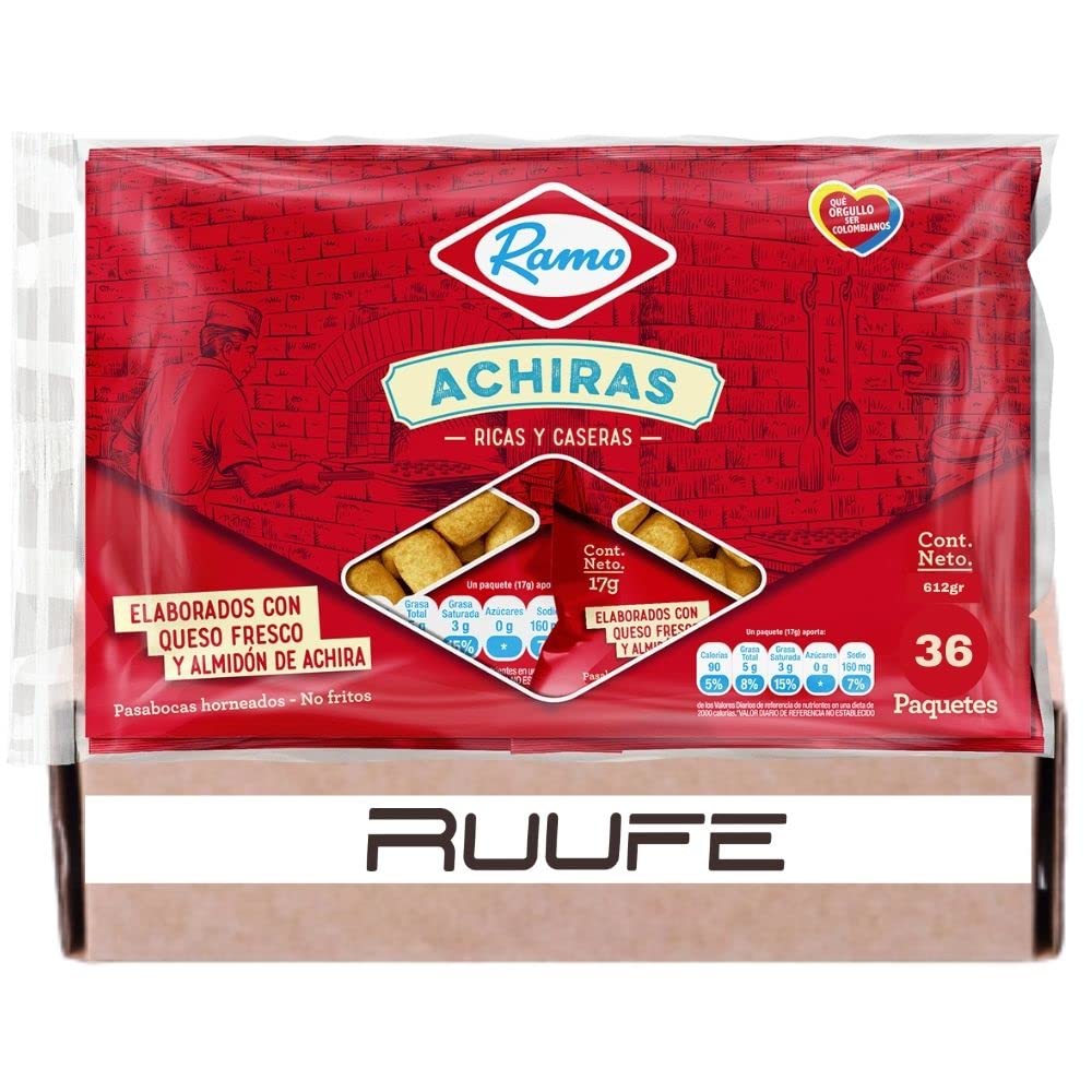 Achiras Ramo (Pack of 36) Colombian snack Achiras Colombian food online mecato colombiano achiras colombianas