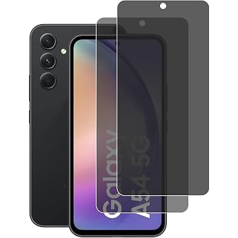 [Pack of 2 for Samsung Galaxy A54 5G Private Screen for Tempered Glass 9H Hardness Anti-Spy Anti-Scratch Privacy Screen Protector Compatible with Samsung Galaxy A54 5G