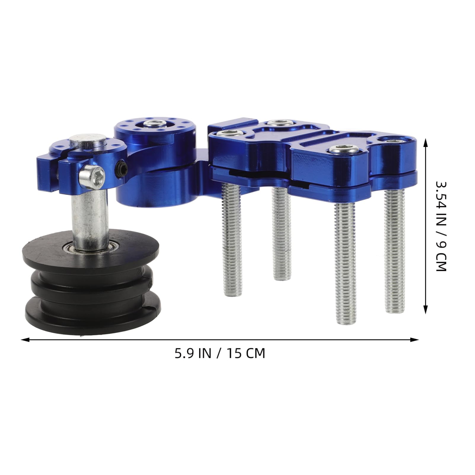 Tensor de Aluminio de Aleación Cadena Azul de Motocicleta