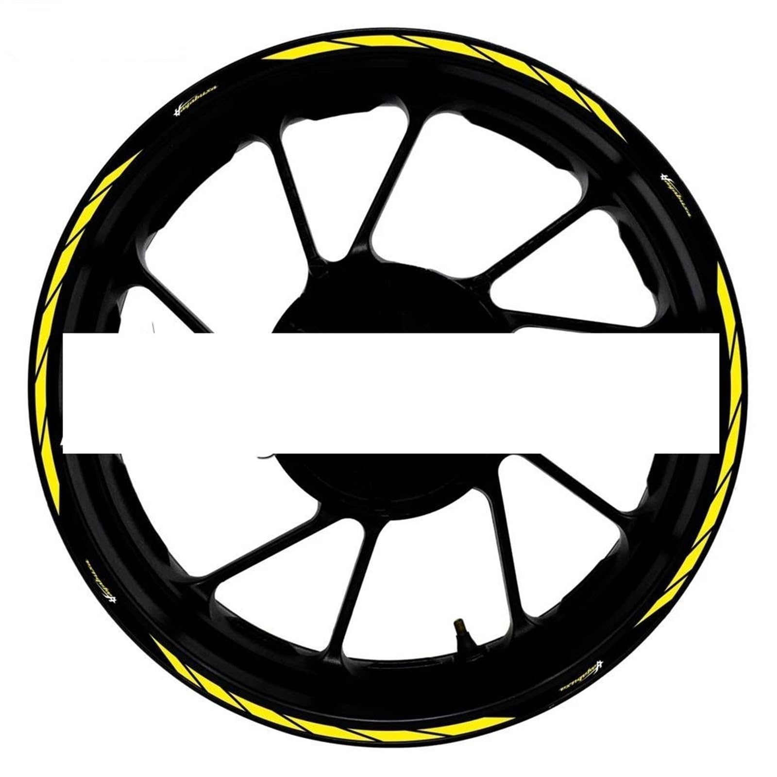 Motorcycle Accessories Wheel Stickers Reflective Rim Motorbike Waterproof Decals for Suzuki for Hayabusa 1300(Color16)