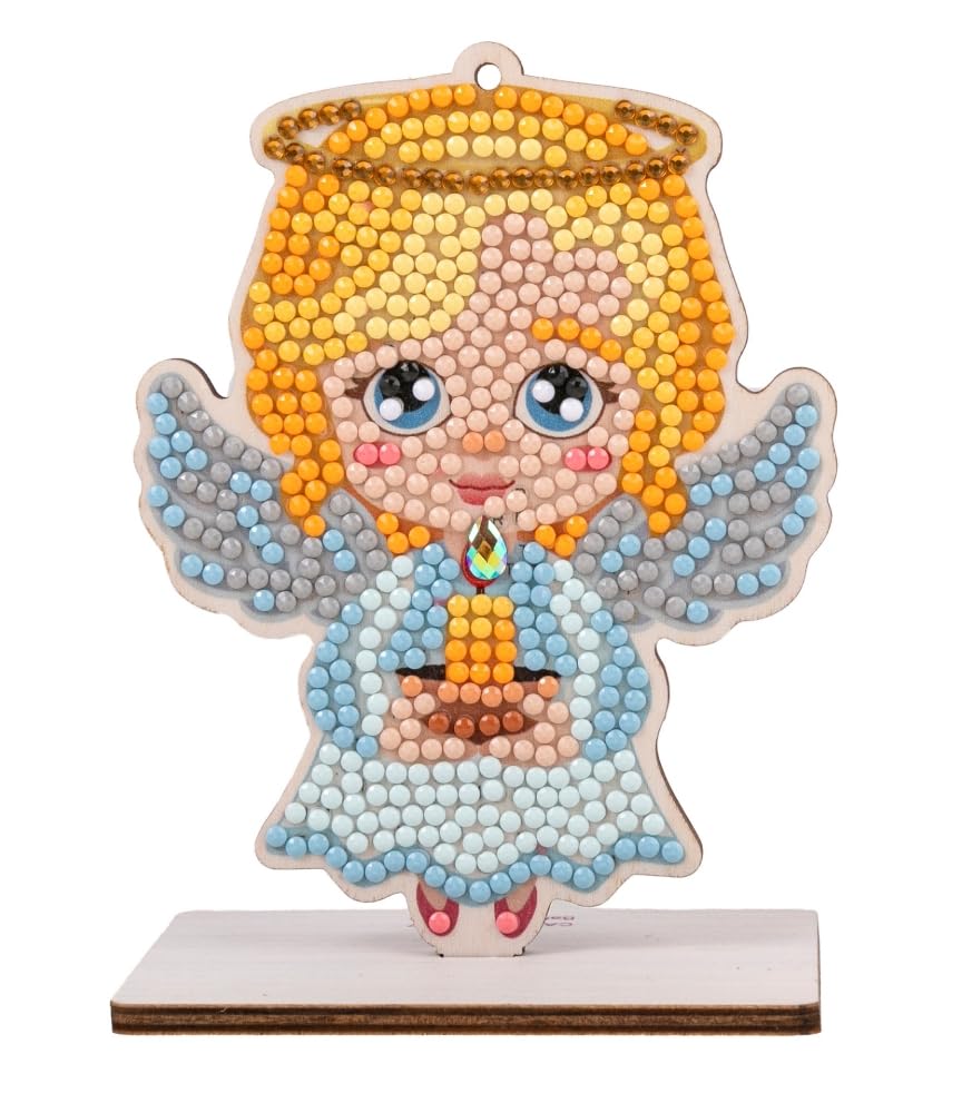 CRYSTAL ART Angel Buddy Christmas Tree Decoration