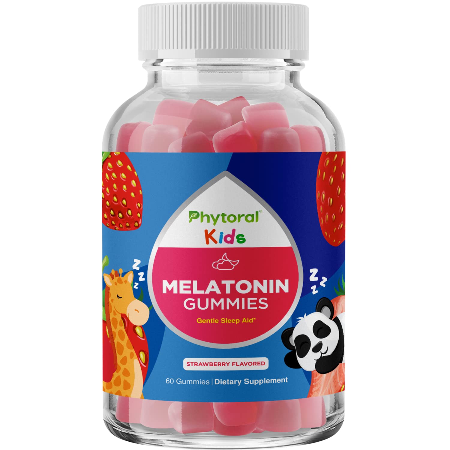Buy Kids Melatonin 1mg Gummy Vitamins Pure Melatonin Gummies for Kids