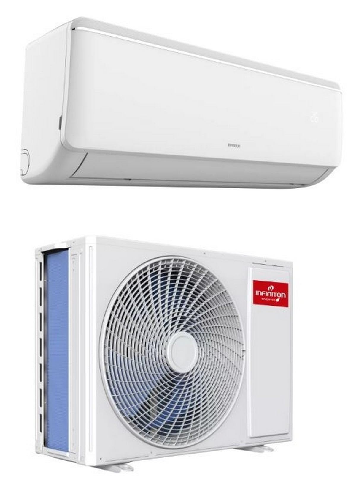 INFINITON Aire Acondicionado SPTWF09A2, 9000 BTU, Wifi, Bomba de Calor, Inverter, Deshumidificador, A+++, Blanco