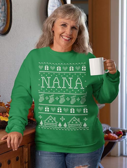 Grandma Ugly Christmas Sweater Style 
