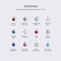 Vista 9 de MignonandMignon Pulsera de piedra natal personalizada para mujer, joyería de cadena de cuentas personalizada, cumpleaños, regalo para amigos