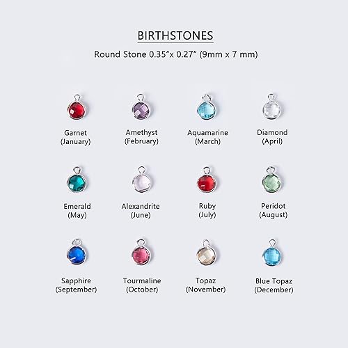 Miniatura 9 de Custom Birthstone Bracelet for Women, Personalized Beaded Chain Jewelry, Birthday, Gift for Friends, Adjustable Bracelet with Birth Month Stones –