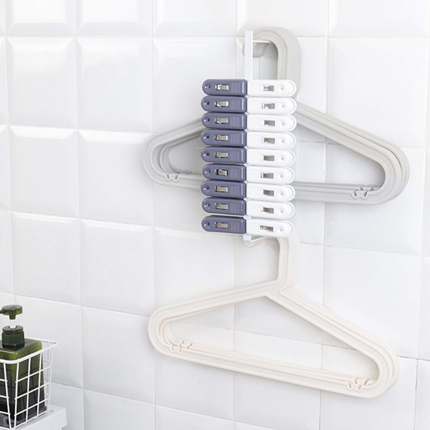 Hangers Metal Clothes Hangers Space Saving with No Drill Magic Hanger Closet Clothes