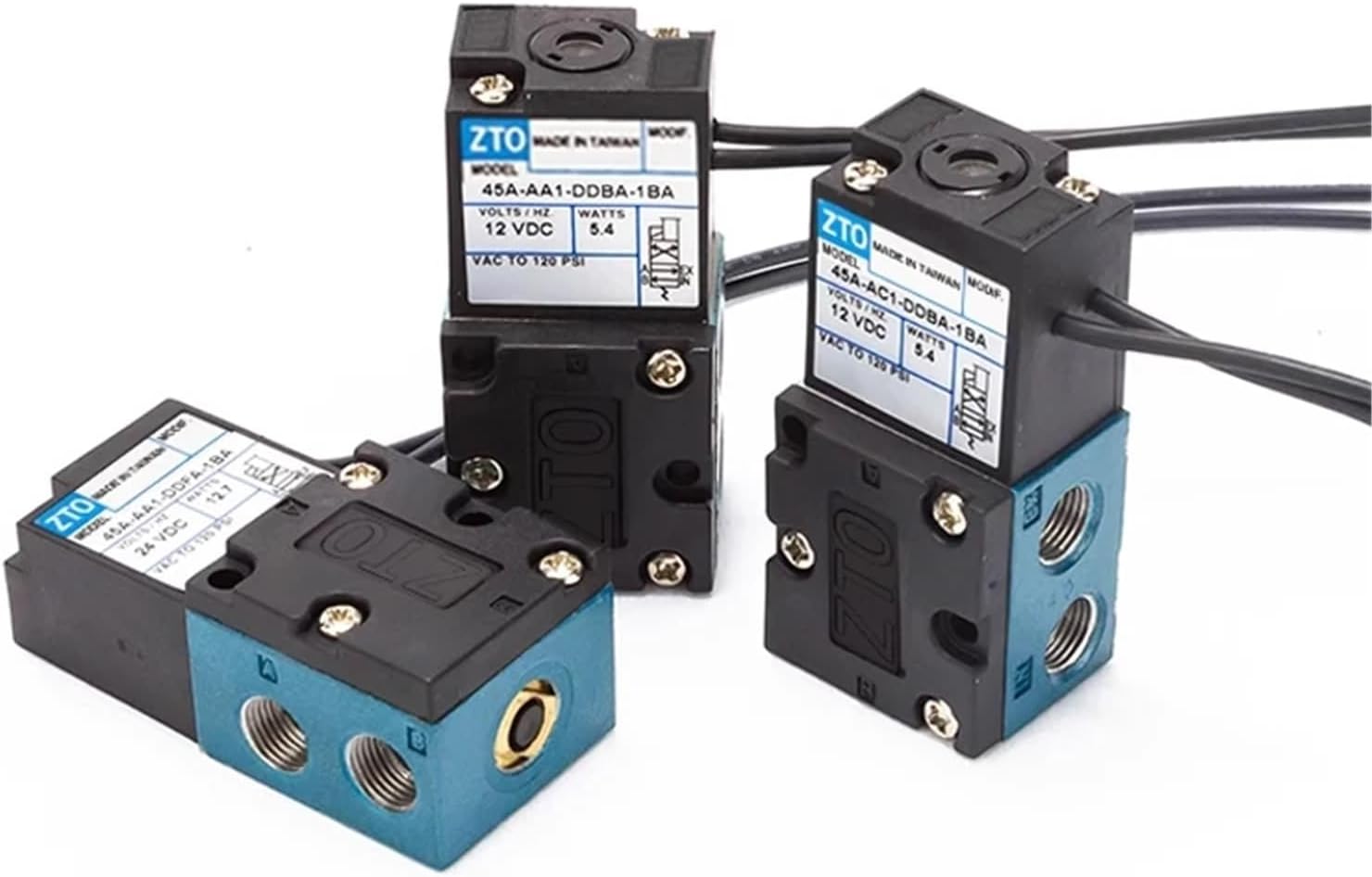 45A 4 Way 5 Way High Frequency Solenoid Valve 45A-AA1-DDAA-1BA/DDFA/DDBA/DDAA MAC Marking Dispensing Machine Valve(45A-AA1-DDBA-1BA)