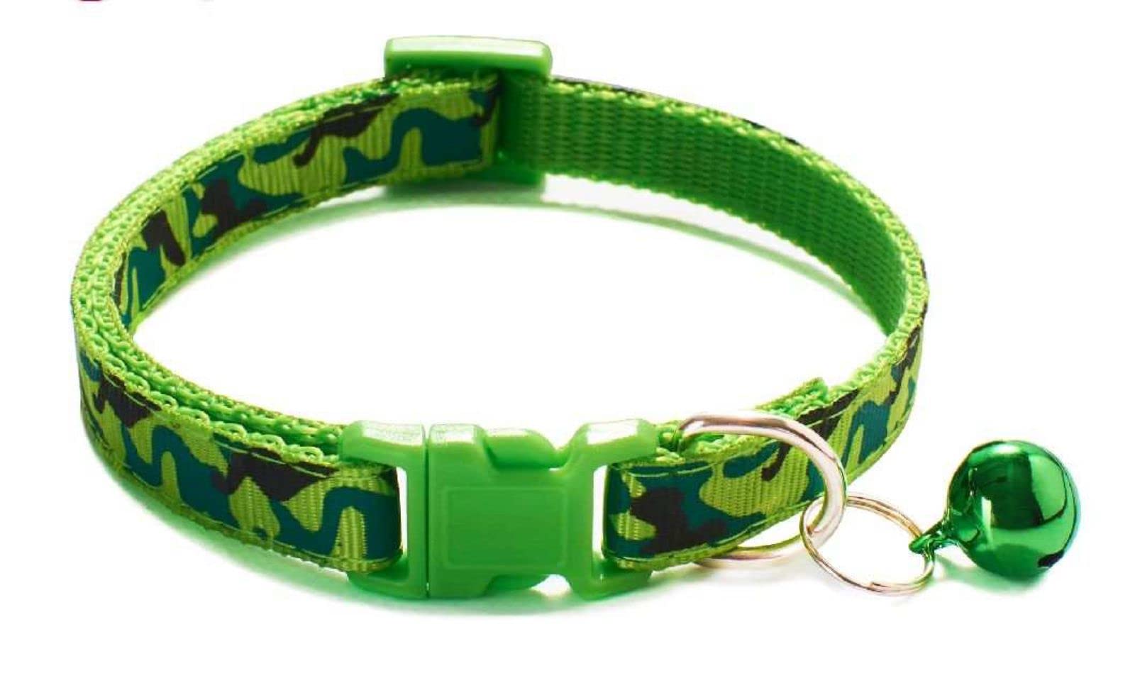 Litvibes Cat collar with bell,Kitten and small dogs soft adjustable collar,safe,breakaway for cats and puppies - Green (CAMO DESIGN) (B0BPMMZ7QJ) Amazon Price History, Amazon Price Tracker
