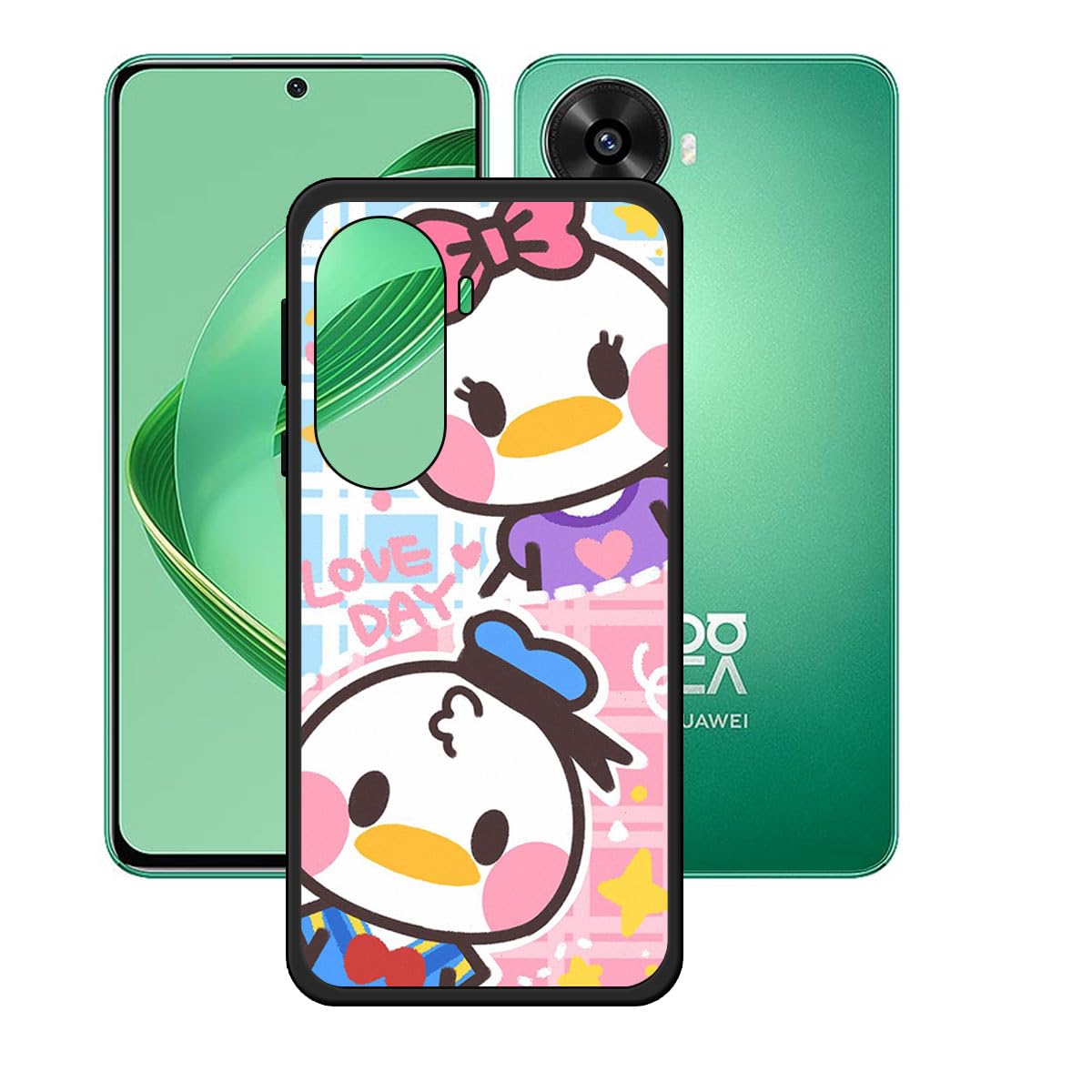 FZZSZS Funda Para Huawei Nova 12s (6.7") + Fil Teplado Cristal, HD