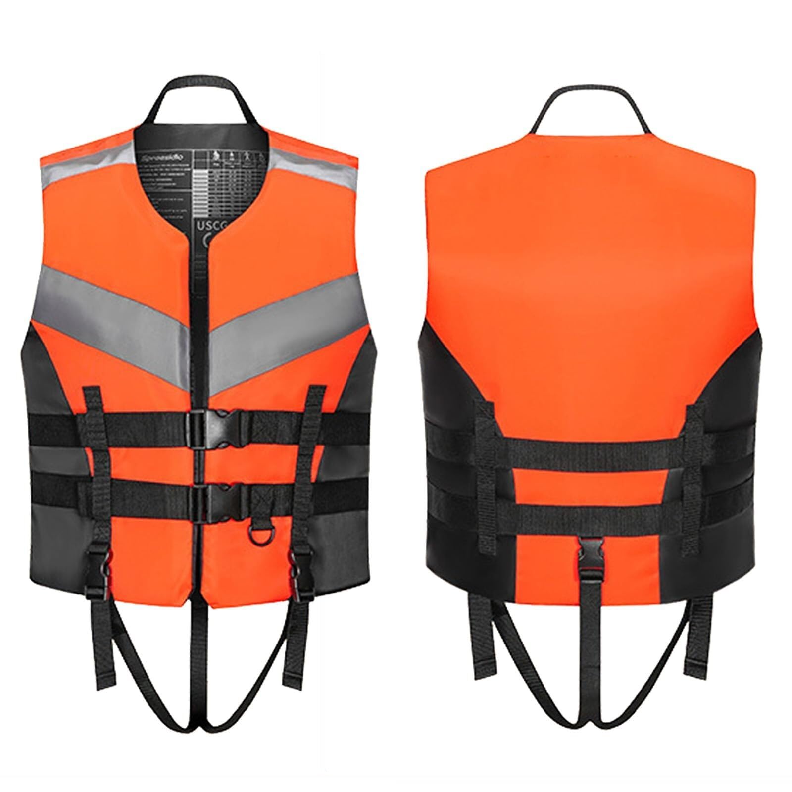 Surfing Vest for Adults Kids Men Women, Adjustable Buoyancy Surfing Vest for Kayaking Boating Fishing Swimming Water Sports, Youth Children Safety Gear for Canoeing Rafting