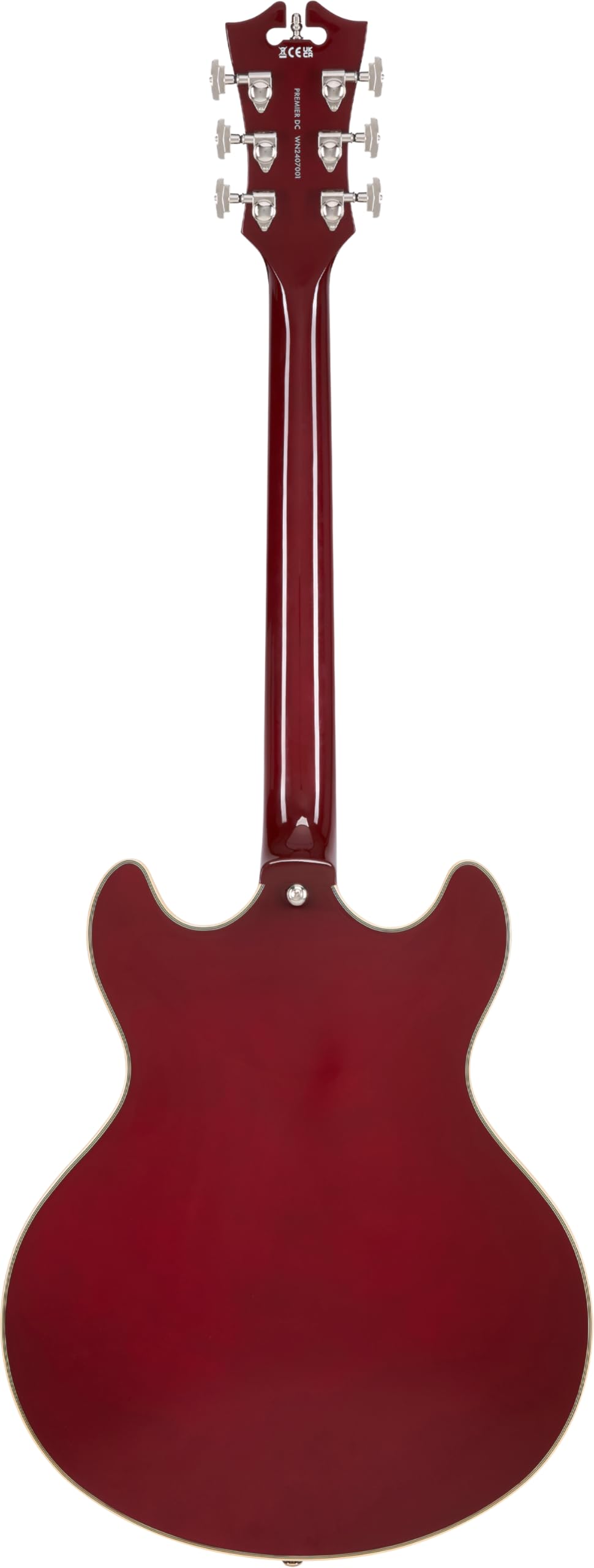 Amazon.com: D'Angelico Premier DC Electric Guitar - Burnt Red with