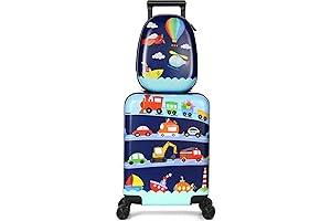 Kids Luggage and Backpack Travel Suitcase Supplies (Luggage for Toddler Boys)