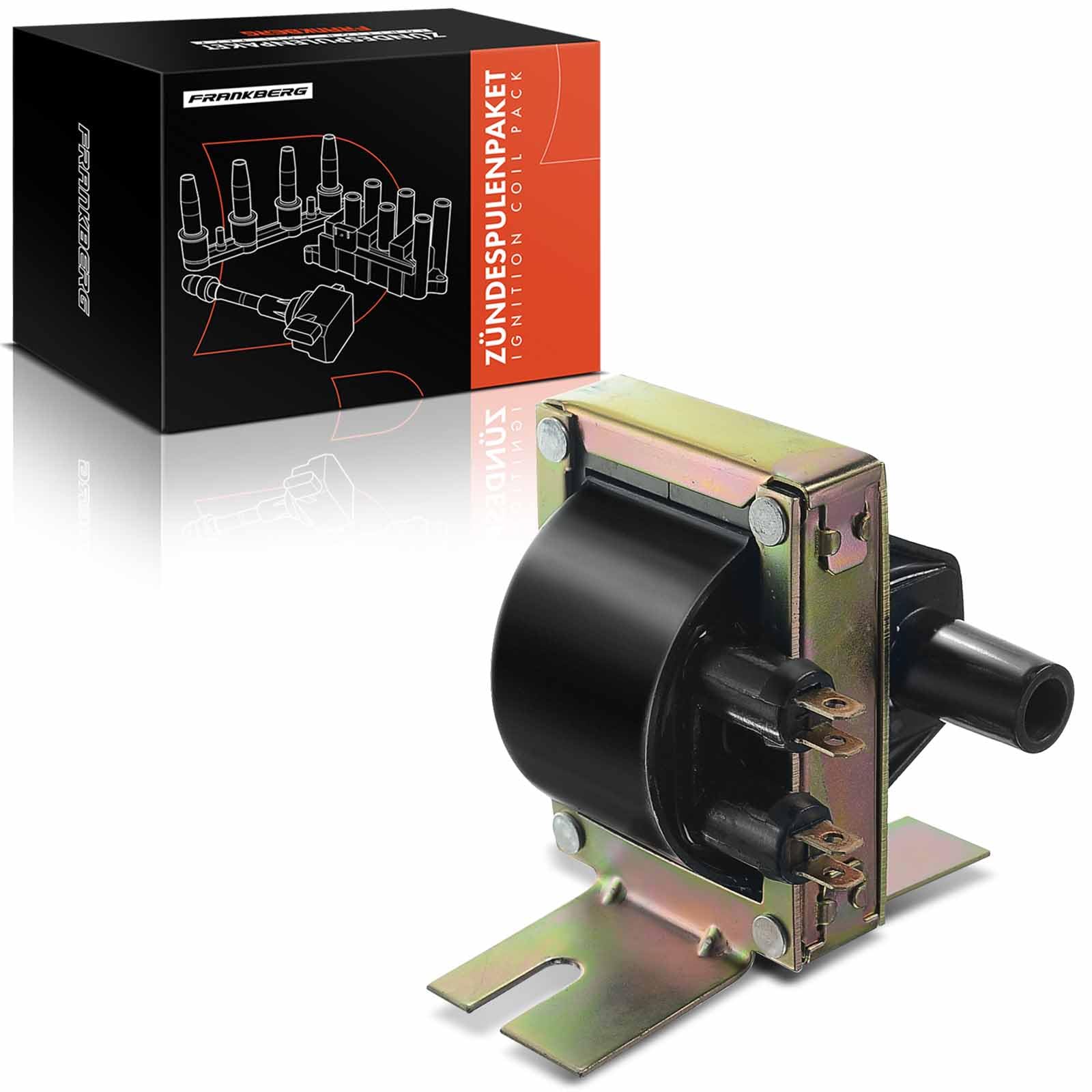 Frankberg Ignition Coil Compatible with Croma Duna Fiorino Panda Regata Ritmo Tipo Uno Delta I Thema Y10 0.8L-2.0L 1978-2003 5985779