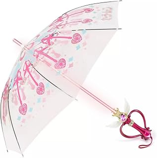水手月亮 伞 美少女战士Sailor Moon 雨伞 LED发光伞 晴雨两用 带收纳袋 超防水 Uv切割 女士 伞长95cm,直径110cm
