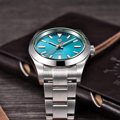 HaiQin Pagani Design 1733 Men's Automatic Mechanical Watches Japan Movement Green Synthetic Sapphire Lightning Pointer 100M Waterproof Fashion Casual Sports WristWatches