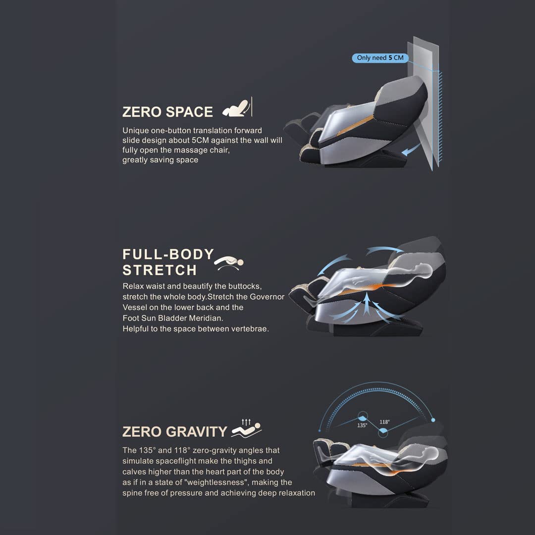 Indo Best Tranquil 4D Massage Chair | Bluetooth connectivity zero gravity | Home Collection for Full Body with 18 auto welfare programs. Body stretch, rollers, heating, knead, back rest Indo Best Tranquil 4D Massage Chair | Bluetooth connectivity zero gravity | Home Collection for Full Body with 18 auto welfare programs. Body stretch, rollers, heating, knead, back rest