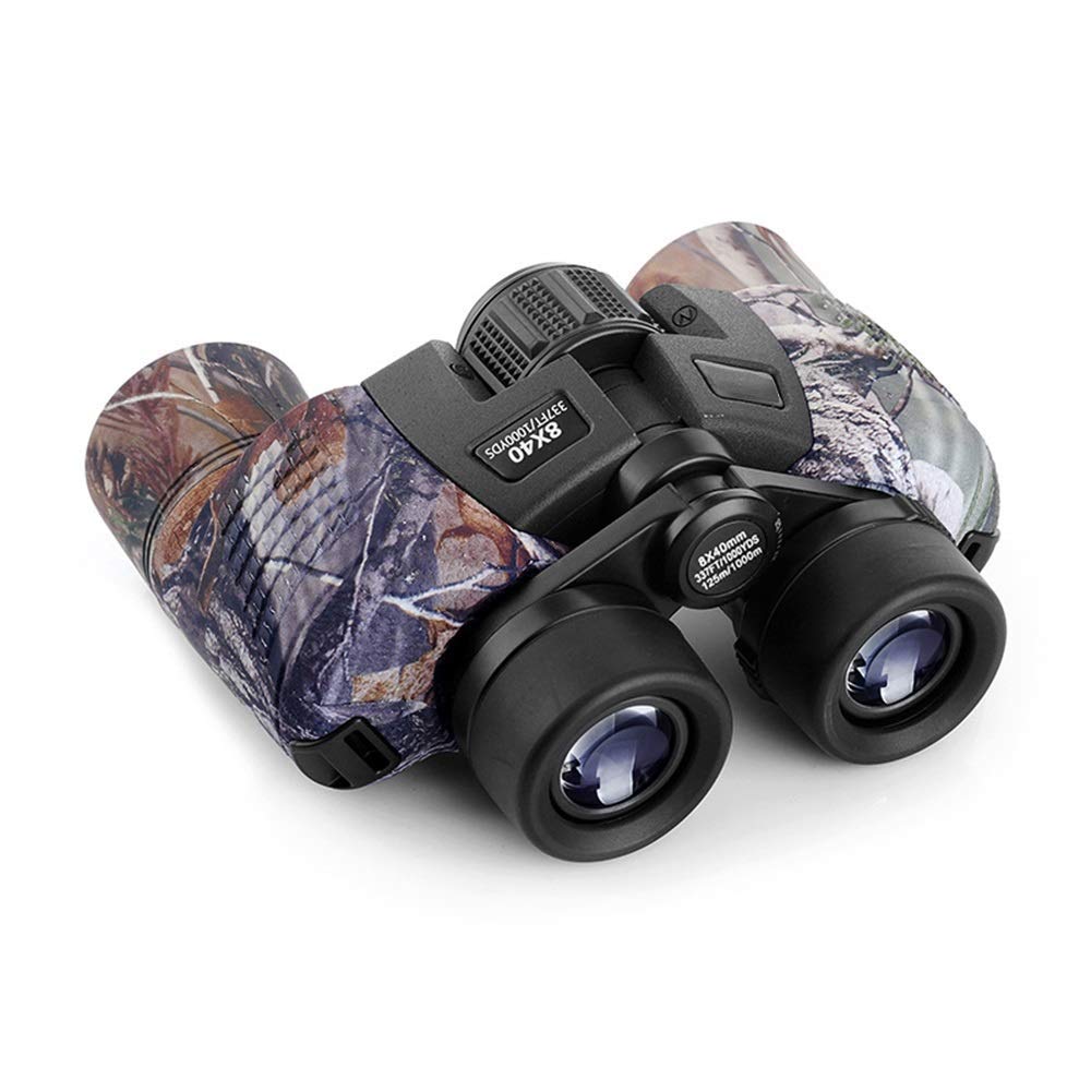 LYGXWJFC Telescopio Binocular Alta Definición HD 8 40 Camuflaje Visión Nocturna con Poca Luz Concierto para Adultos Teléfono Móvil Cámara Viajes al Aire Libre Observación de Aves Telescopio Vida