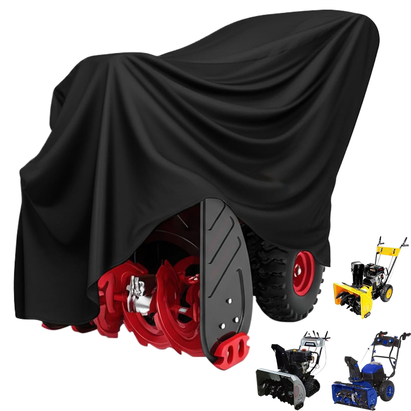 Housse de protection pour souffleuse à neige extérieure bâche étanche Oxford 152x101cm