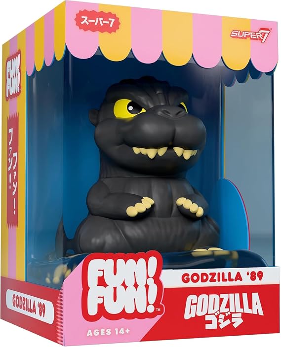 Super7 Fun! Fun! Toho Godzilla '89 Vinyl Figure - 5 Toho Godzilla Action Figure Kaiju - Classic Movie Monster Fans Collectibles & Retro Toys - Movie Model for Collectors & Display Figurine