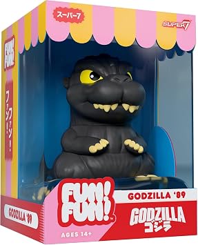 Super7 Fun! Fun! Toho Godzilla '89 Vinyl Figure - 5 Toho Godzilla Action Figure Kaiju - Classic Movie Monster Fans Collectibles & Retro Toys - Movie Model for Collectors & Display Figurine