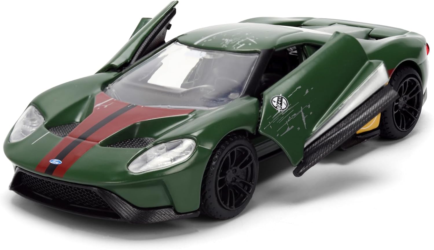 Jada Star Wars Boba Fett 2017 Ford GT – 1:32 Scale Hollywood Rides Die-Cast Collectible Car Toys – Toy for Collectors and Fans