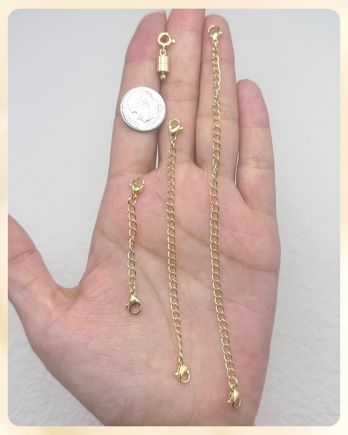 1 ピース磁気クラスプとエクステンダーチェーンブレスレットネックレスジュエリー : MKCYD 8個 磁気ブレスレットクラスプと留め具 安全