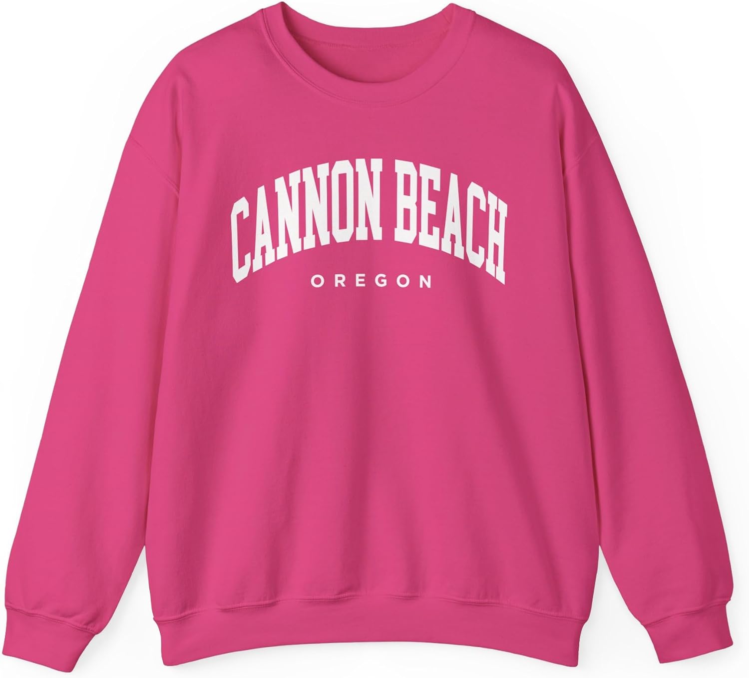 Cannon Beach Oregon Adult Unisex Crewneck Sweatshirt
