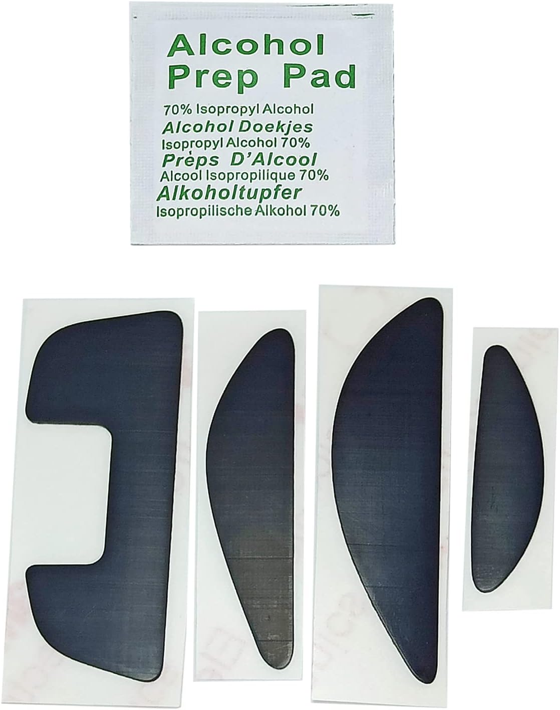 Feet Pads Skates For G700S/ G300S 300 Gaming Sticker Rounded Curved Edges Black Mice Pad Pads Sticky