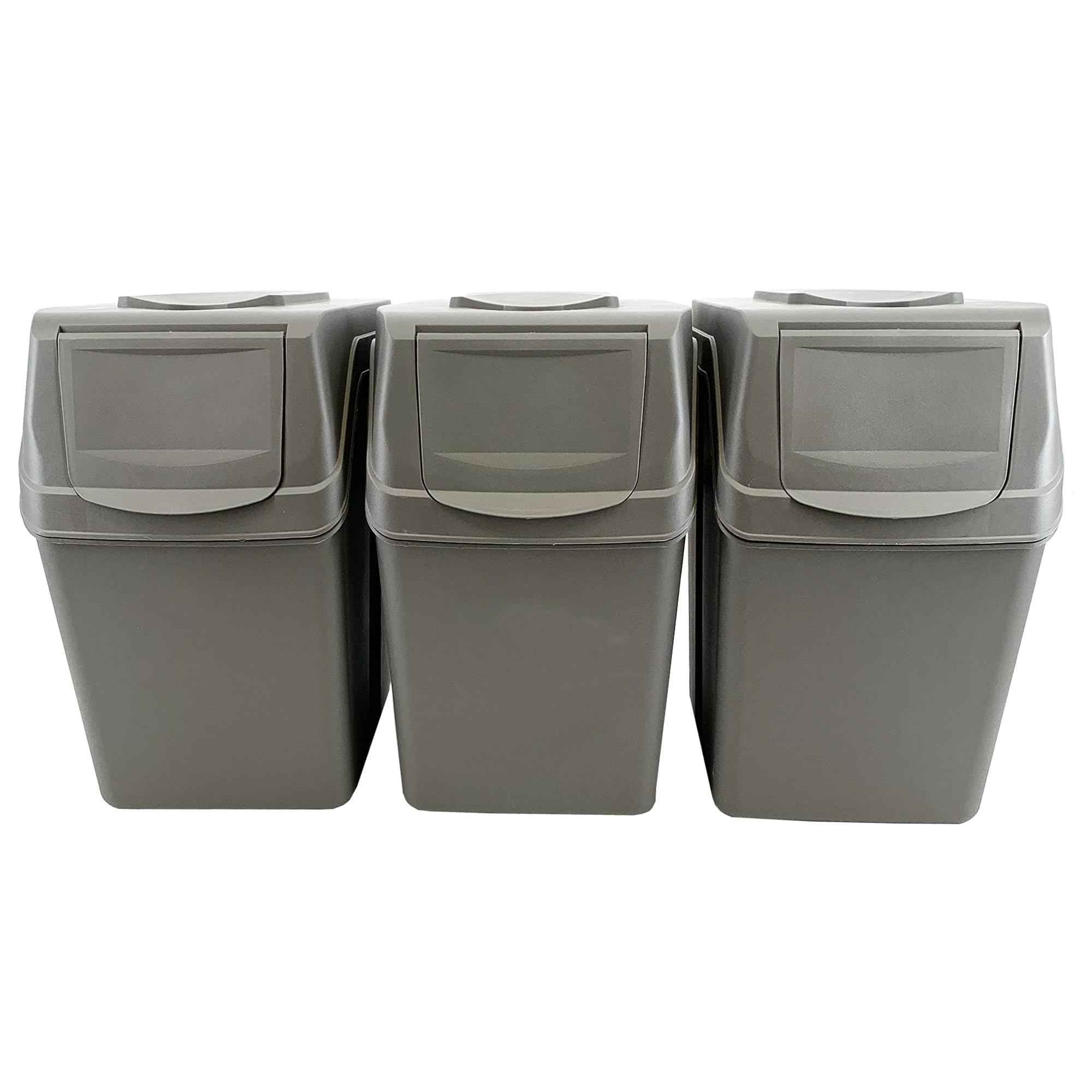 Prosperplast - Set di 3 cubi 3x20L Raccolta Differenziata Riciclaggio Comodo
