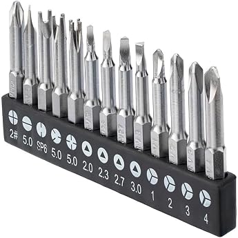 13-teiliges Speziell Geformtes Schraubendreher-Set 1/4 Zoll Hex Magnetisches Stahl Bohrer-Bits Kreuzschlitz U-f rmiges Y-Typ-Dreieck-Innenkreuz Dreipunkt-Schraubendreher-Bits 50mm L nge