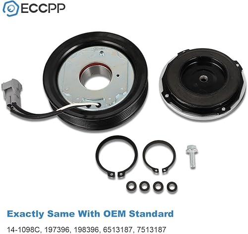 Vista 74 de ECCPP Embrague del compresor del A/C 2004 2005 2006 2007 para Mercury Monterey para Ford Freestar 3.9L 4.2L 1999-2003 Ajuste para Ford Windstar 3.8L