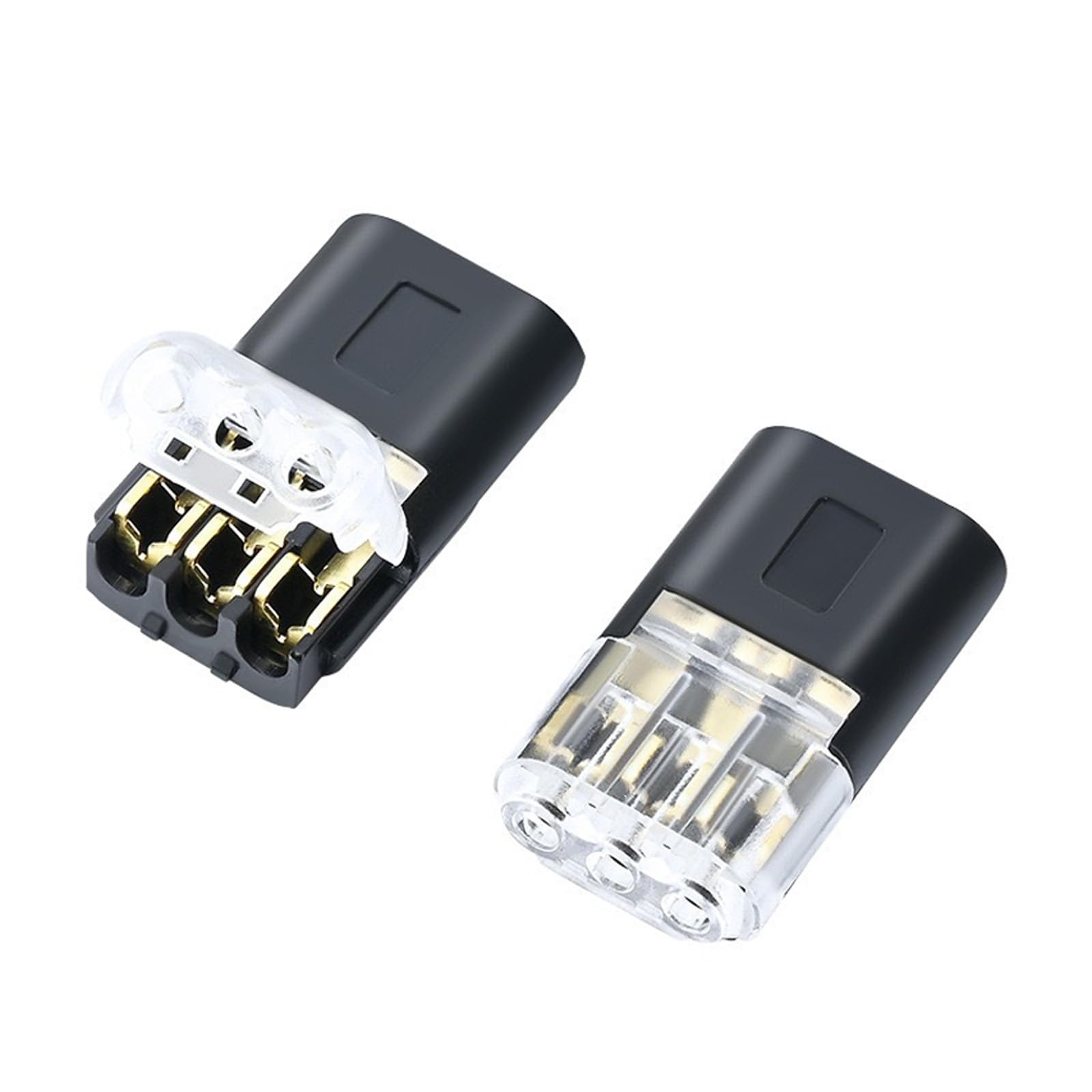 Universale Kabelverbinder 3-polig – Push-in Stecker Für 0,3–0,75 Mm², ABS-Gehäuse, Für LED & Elektroinstallation, 10–50 Stück Wählbar