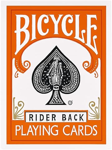 Bicycle Standard Endeks Turuncu Oyun Kartları
