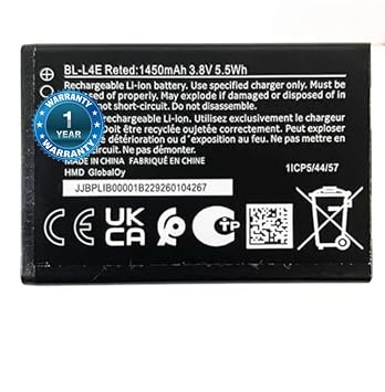 THE BATTERY STORE Original BL-L4E Battery for Nokia 2660 Flip 4G / 8210 4G 1450mAh Battery with 1 Year Warranty****(LEB095)