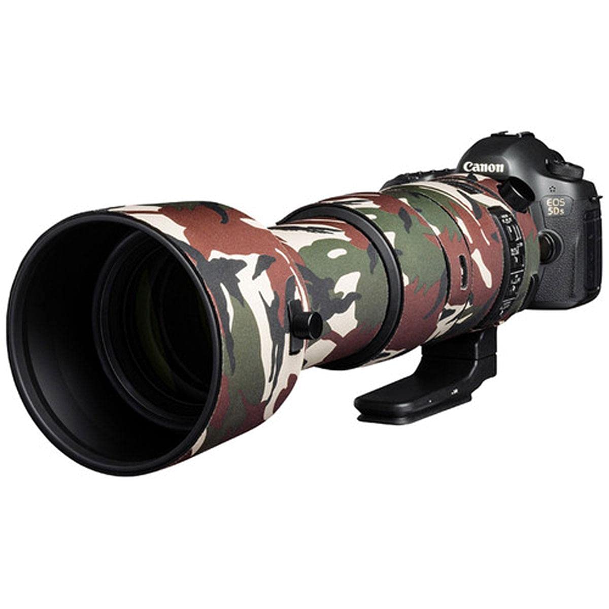 EasyCover - Lens Oak - Protezione per obiettivo - Protezione per l'obiettivo della fotocamera – compatibile per Sigma 60-600mm F4.5-6.3 DG OS HSM | S - Camuffamento Verde