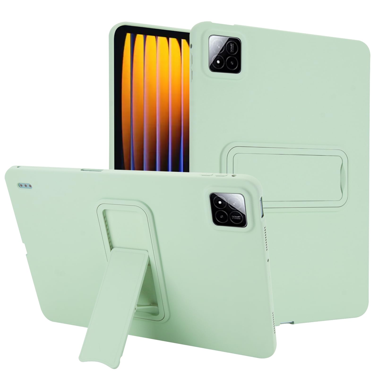 Coque Xiaomi Pad 7 et 7 Pro 11.2" avec béquille multi-angle verte - 8