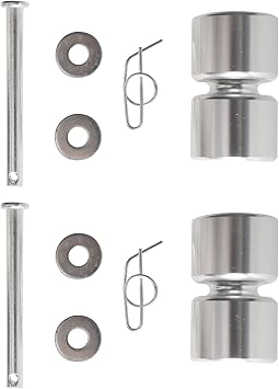 2Pcs Trailer Tailgate Lift Assist Rollers Replacement, luminum Alloy Rollers Pins Washers Rings for Gorilla-Lift Trailer Tailgate