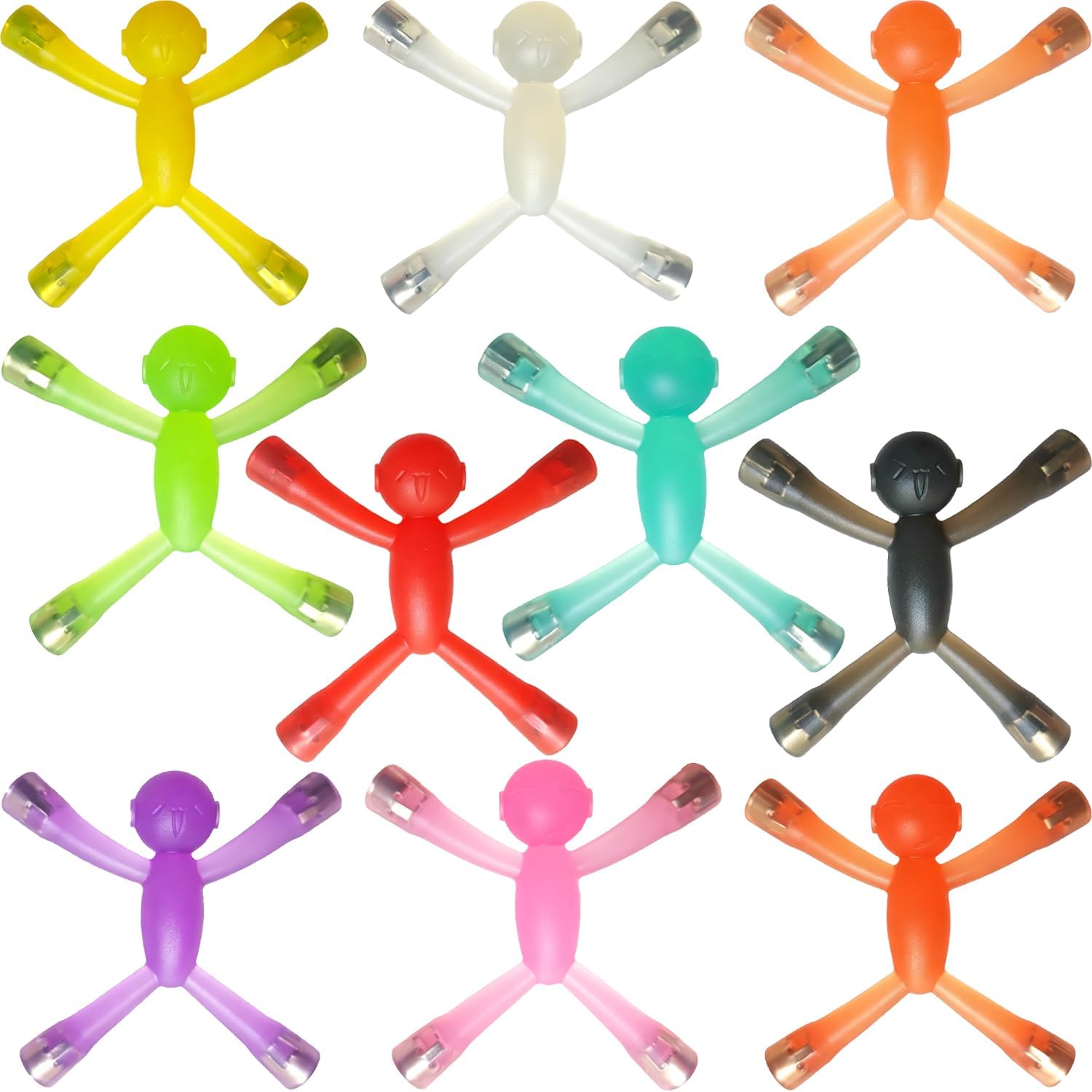 10PCS Novelty Man Fridge Magnets, Toosunny Cute Rubber Magnet Men Refrigerator Magnets Magnetic Toy for Adults Office Fun Decorative Decoration