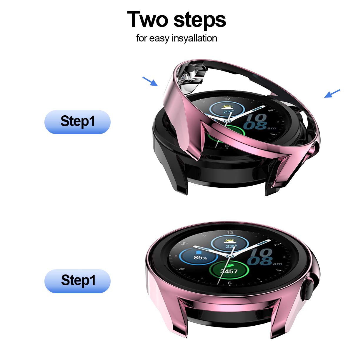 Amazon.co.jp: Samsung Galaxy Watch 3 45mm ケース ソフトケース 