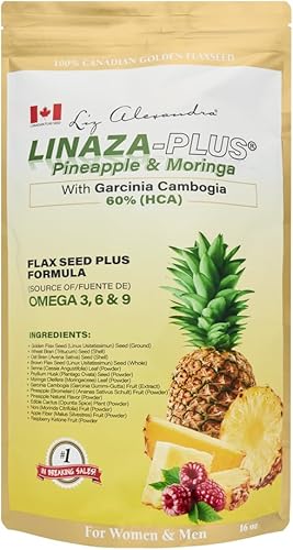 Miniatura 1 de Linaza Plus - Piña y moringa con garcinia cambogia, 16 oz