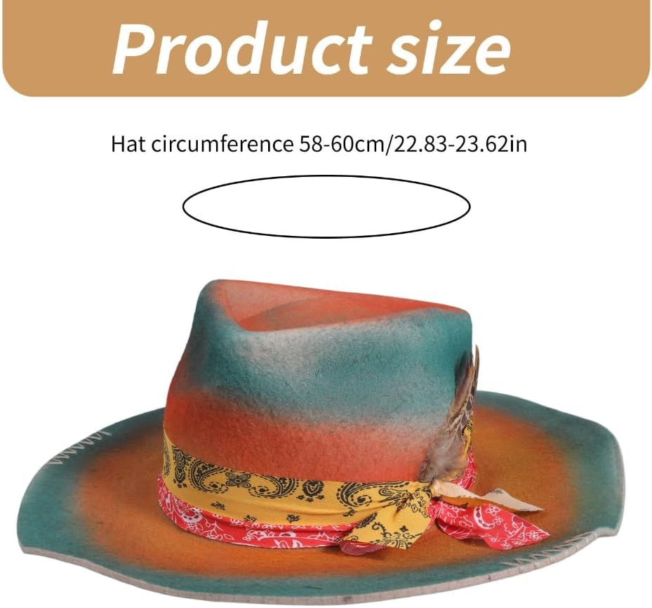 Classical Homburg Hat Panama Gifts for Boyfriend Colorful Vintage Costume for Outdoor Gatherings Wool Hats for Women