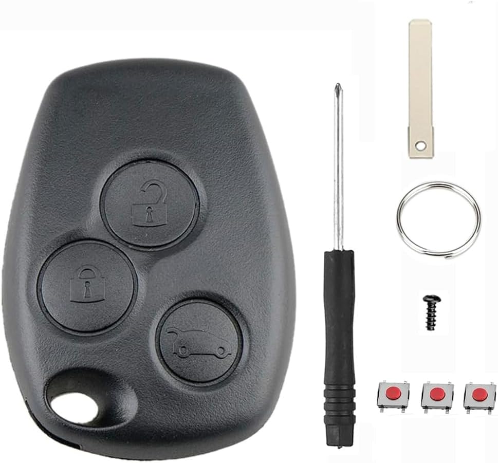 3 Button Renau-Lt Key Fob Replacement Dacia Car Key Case For Renau-lt Clio Modus Twingo Scenic Kangoo Laguna Megane key cover suitable for VA2 blade without blade