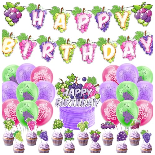 Grapes Birthday Party Decorations Kit
