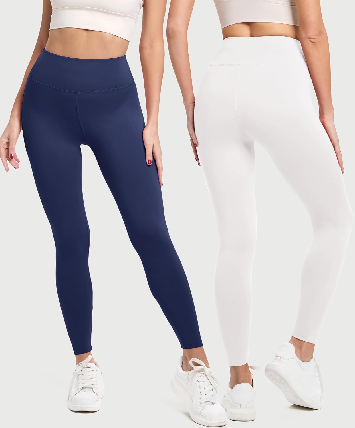 Natural Feelings Buttercloud 3 Pack Leggings for Women-High Waisted Buttery Soft Yoga Pants Lounge Everyday Wear