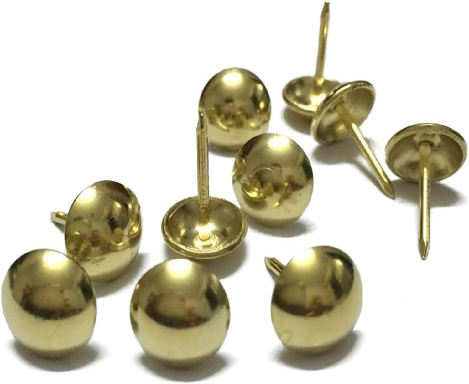 Decorative Furniture Nails Upholstery Tacks10-200 Pieces Upholstery Tacks - Furniture Nails Pins Pins Thumb Tacks, 40 x 35mm/Gold/10PCS