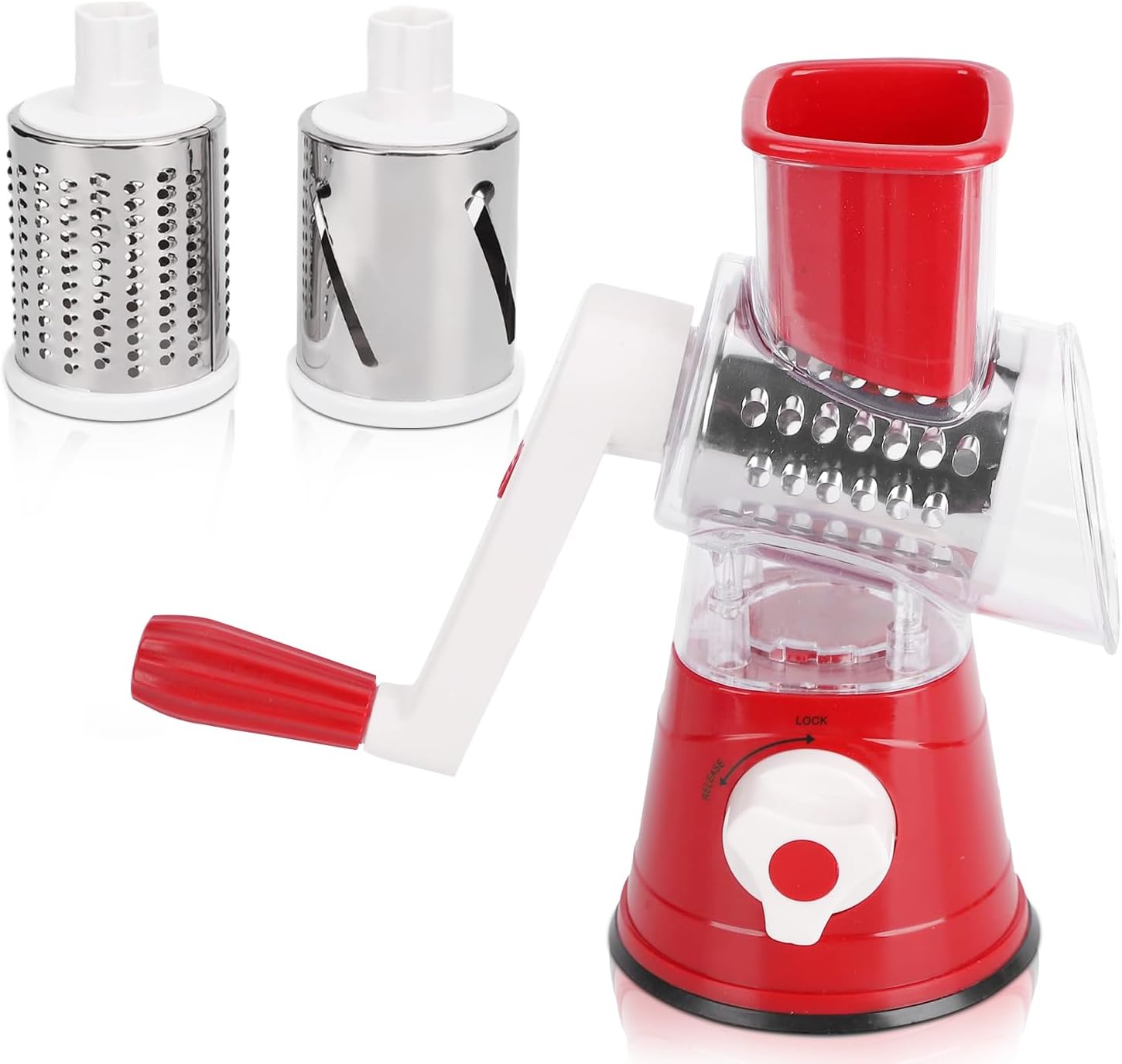 Cheese Grater with handle Rotating Multifunctional