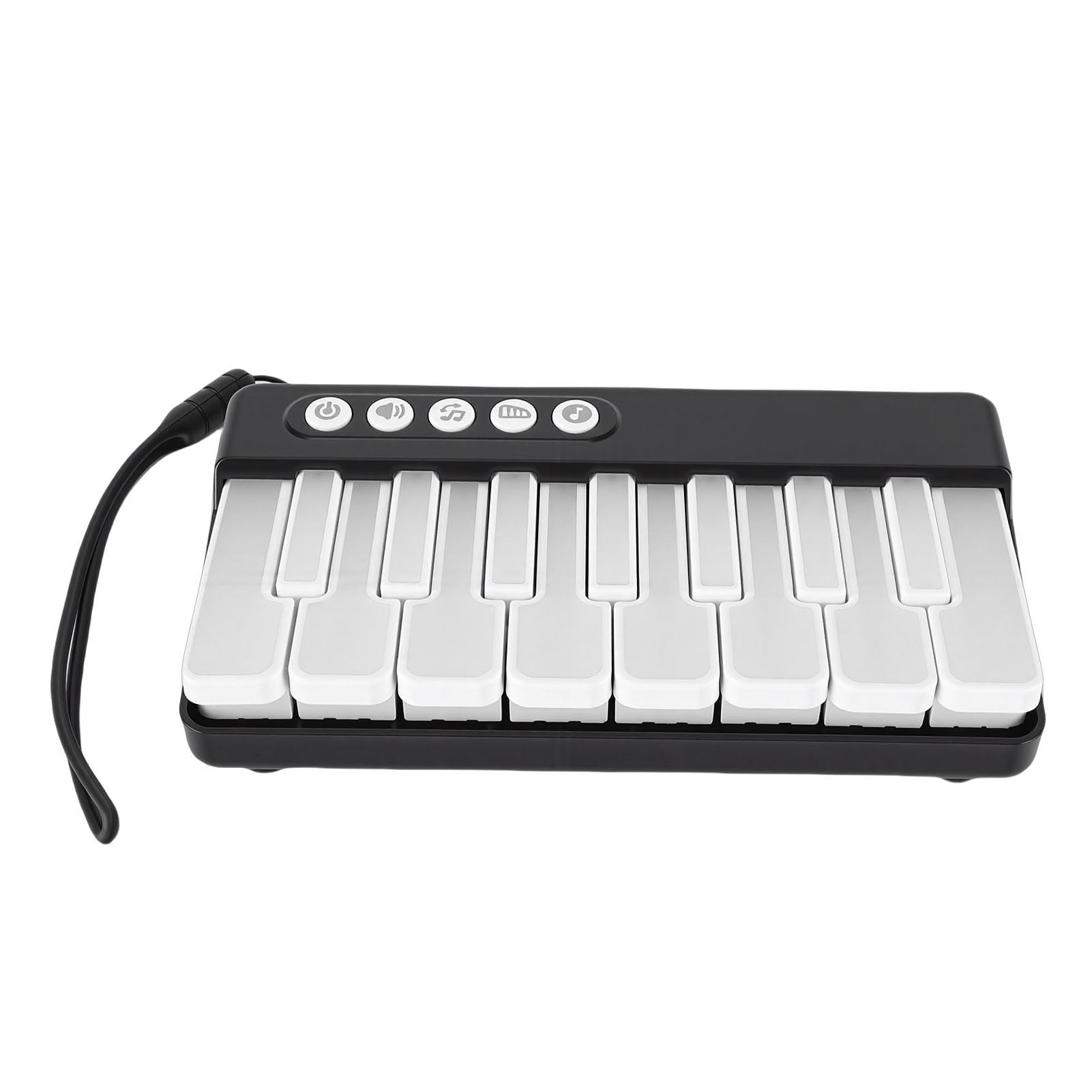 OPPWONG Baby Piano Toy with Color Changing Lights, Portable Light Up Keyboard for Kids, 3 Sound Effects Musical Learning Gift with Safe Rounded Corners