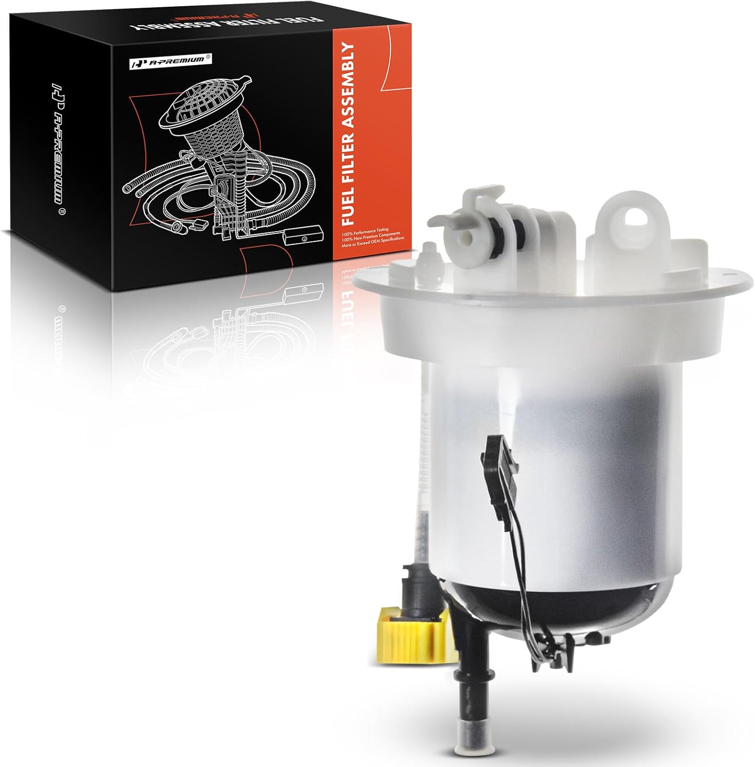 A-Premium Rear Fuel Filter Assembly Compatible with Land Rover L322 Series Range Rover 2010 2011 2012 V8 5.0L, Gas, Supercharged