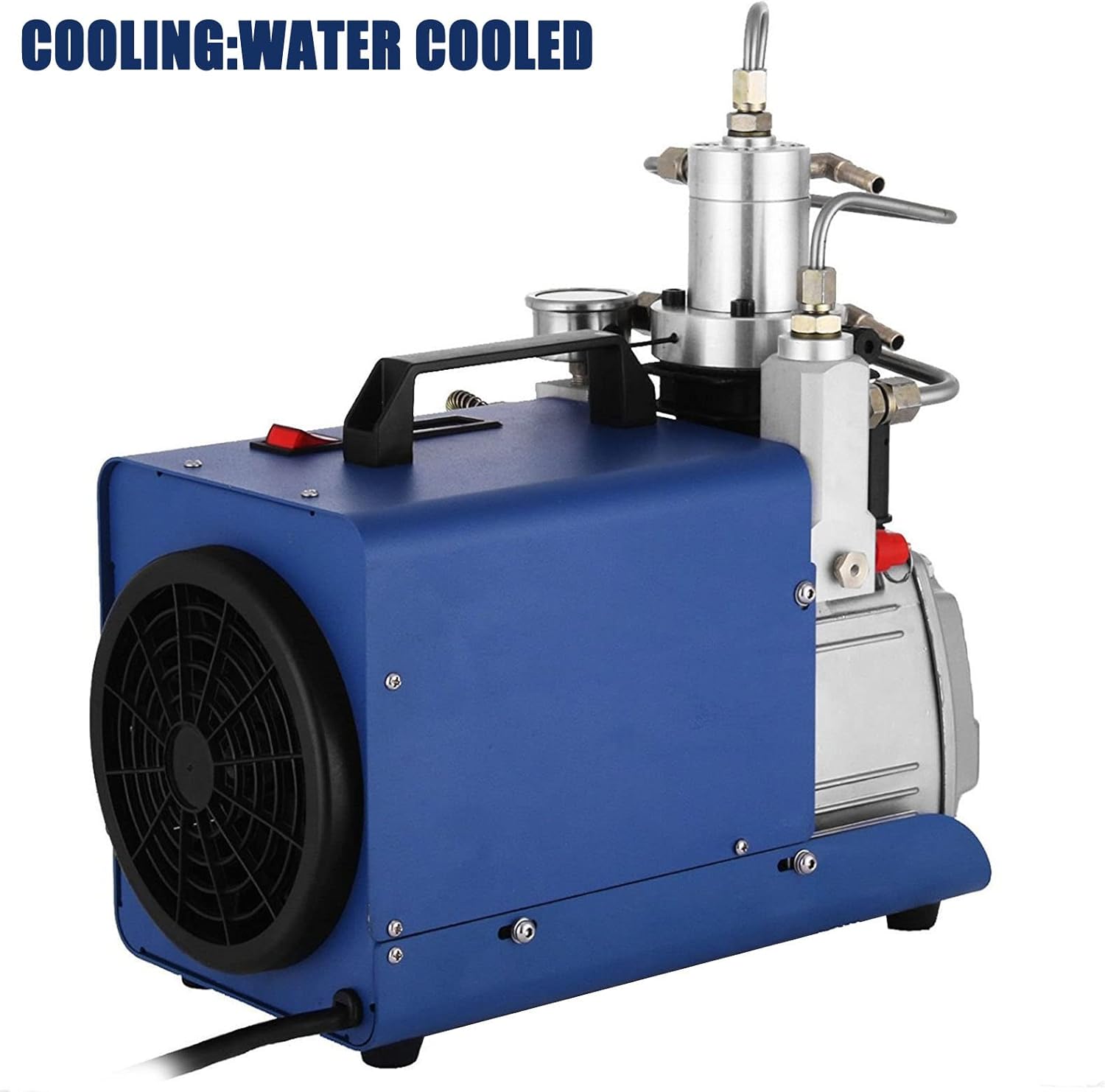 Water cooled compressor setup